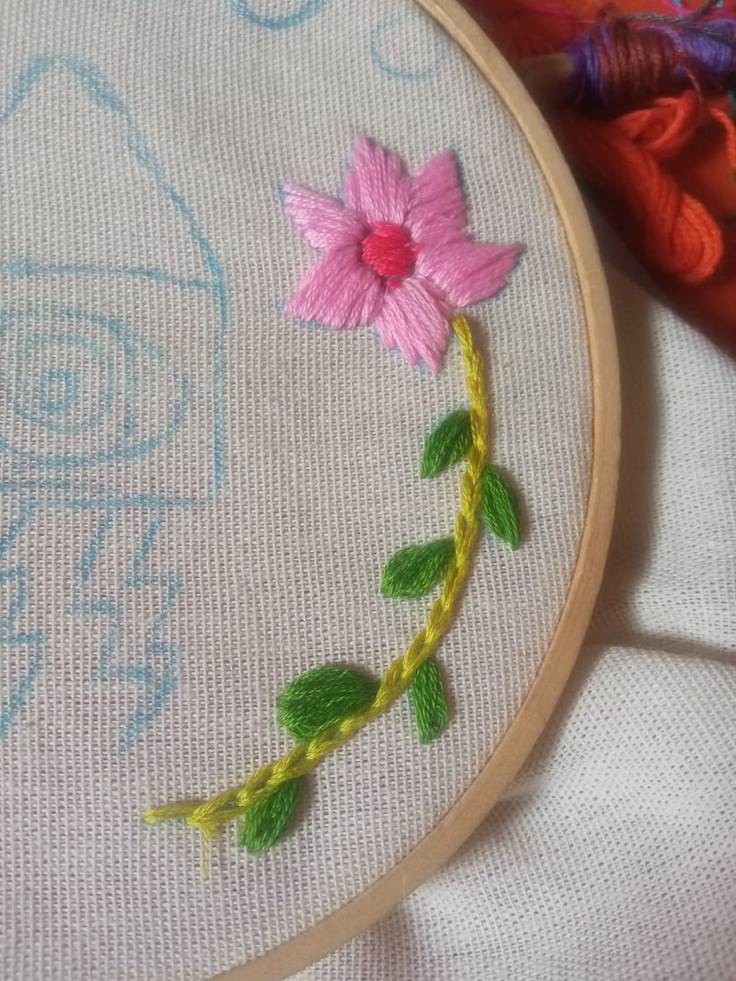 Mi proyecto del curso: Bordado contemporáneo con puntos tradicionales mexicanos 2