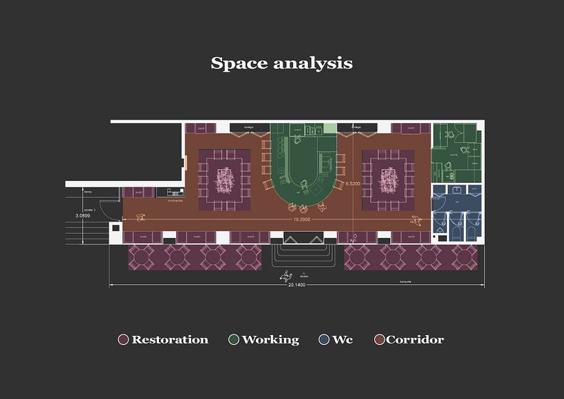 My final project for the course: design of lighting for an interior space 2