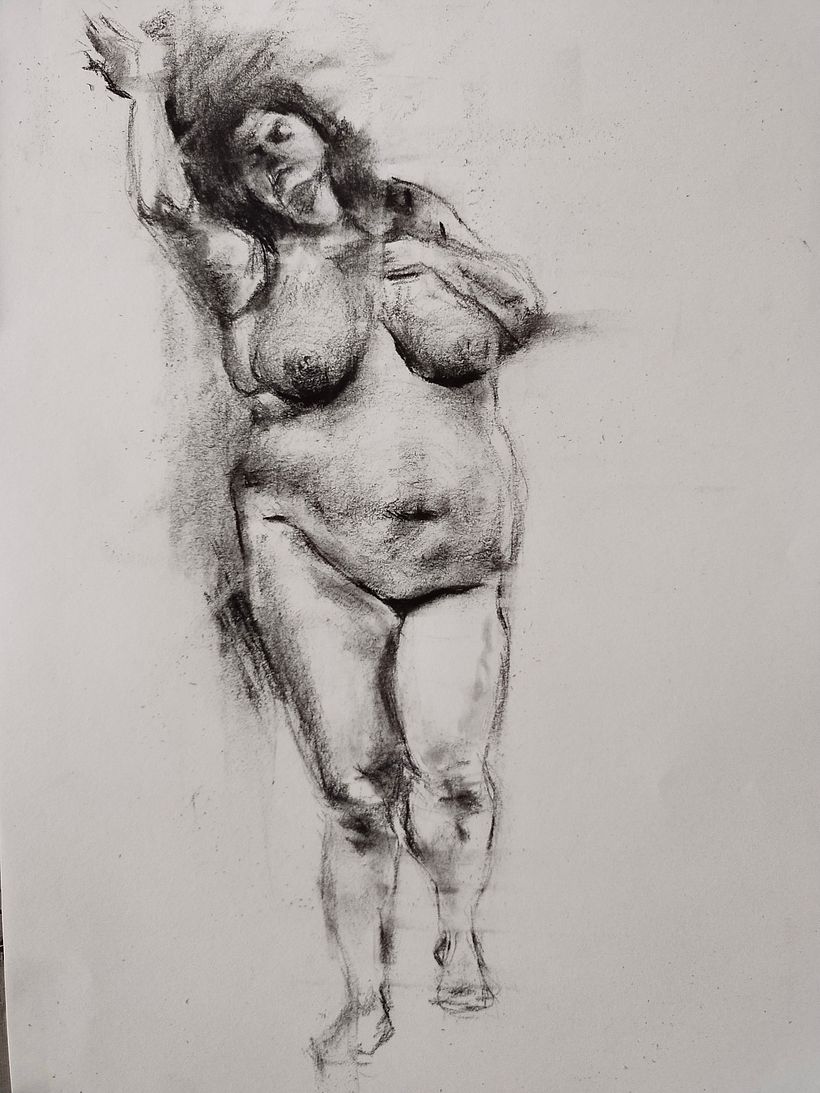 Mi proyecto del curso: Principios de dibujo anatómico con carboncillo 3
