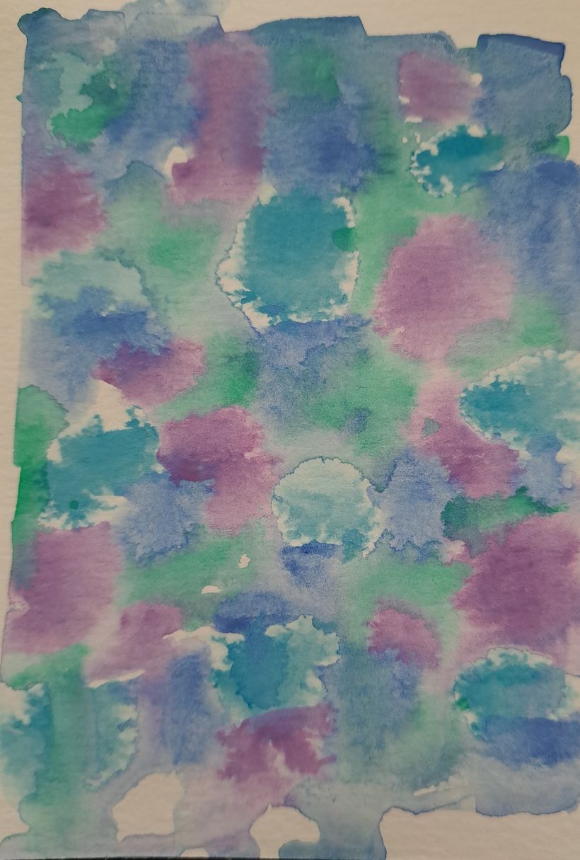 Playing/Learning/Experimenting A6 Watercolour (Before starting course) 3