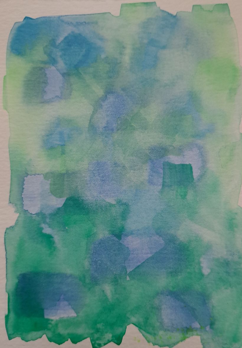 Playing/Learning/Experimenting A6 Watercolour (Before starting course) 5