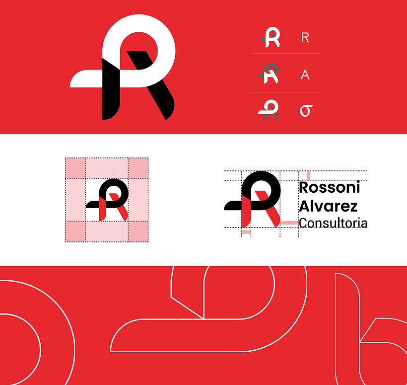 concepção do logo, utilizar as inicias + símbolo de metodologia que o cliente solicitou
