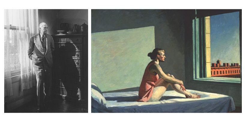© 2024 Whitney Museum of American Art y © Edward Hopper, Morning Sun (1952). Courtesy of the Columbus Museum of Art.
