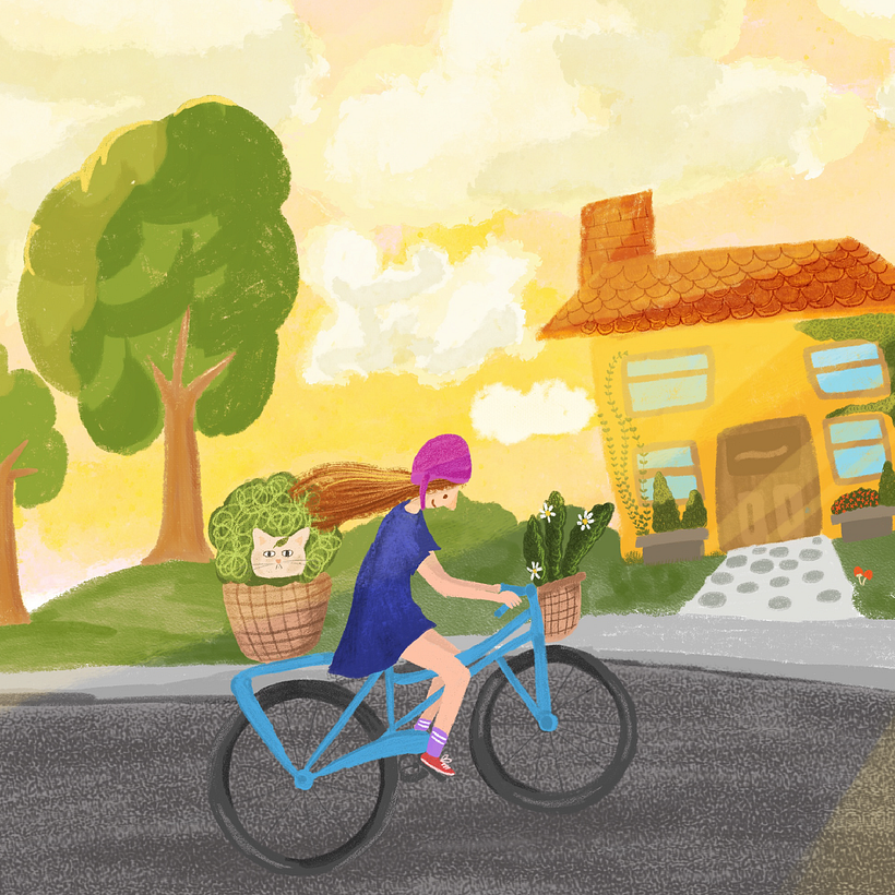 Mi proyecto del curso: Ilustración infantil con Procreate: crea escenas mágicas 2