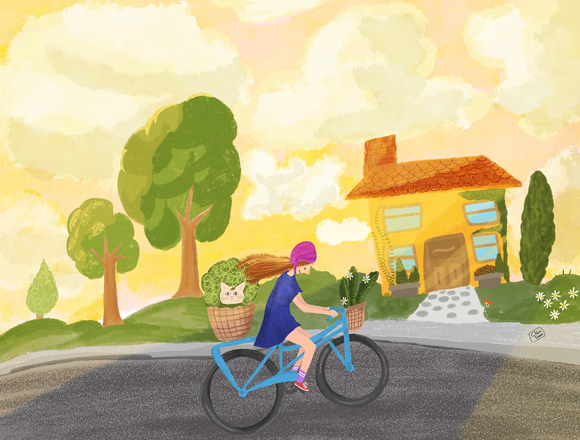 Mi proyecto del curso: Ilustración infantil con Procreate: crea escenas mágicas 4