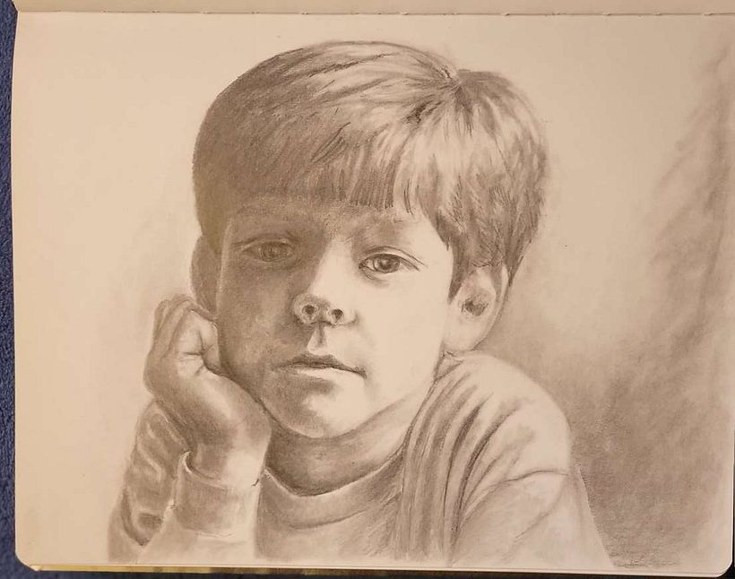 My project for course: Graphite Drawing Techniques for Planar Portraiture "Pablinchi" 4