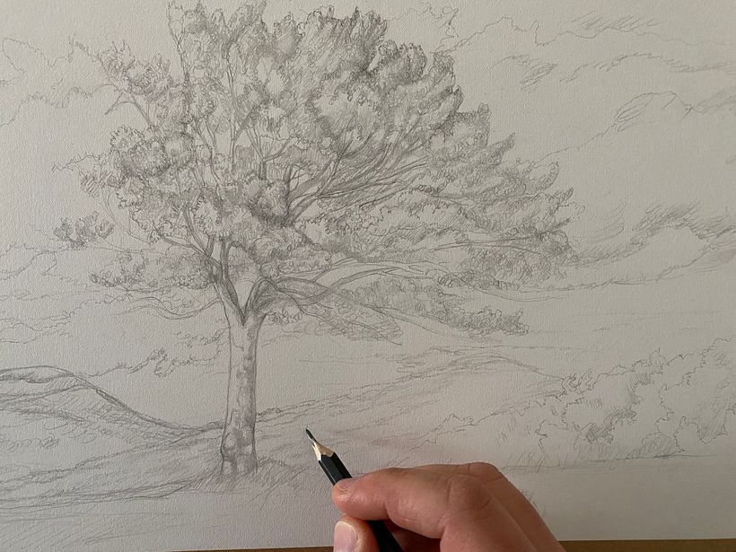 Lavorando sulla grisaglia / Working on grisaille