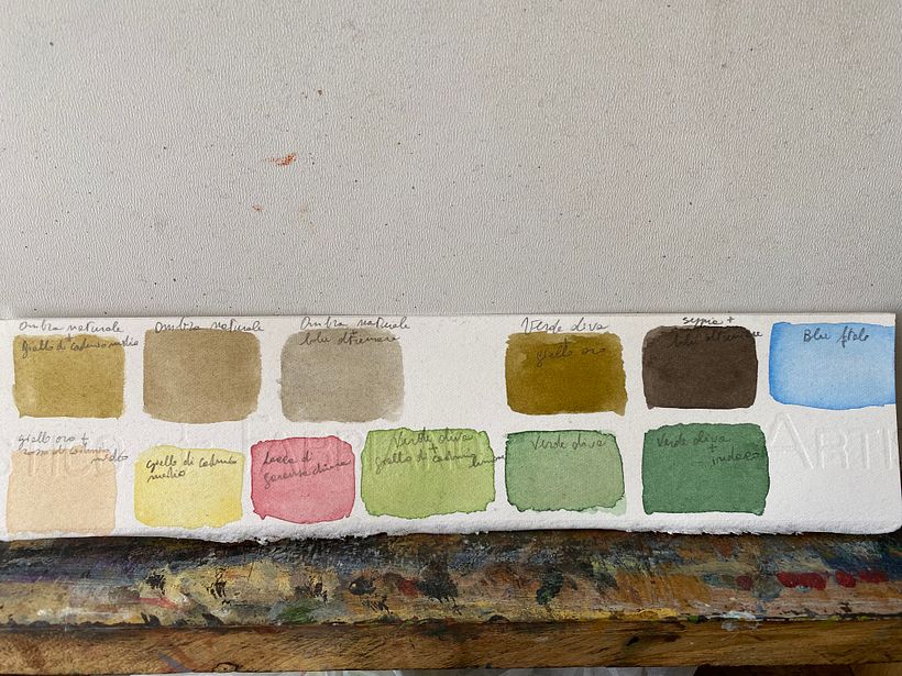 I colori che ho usato