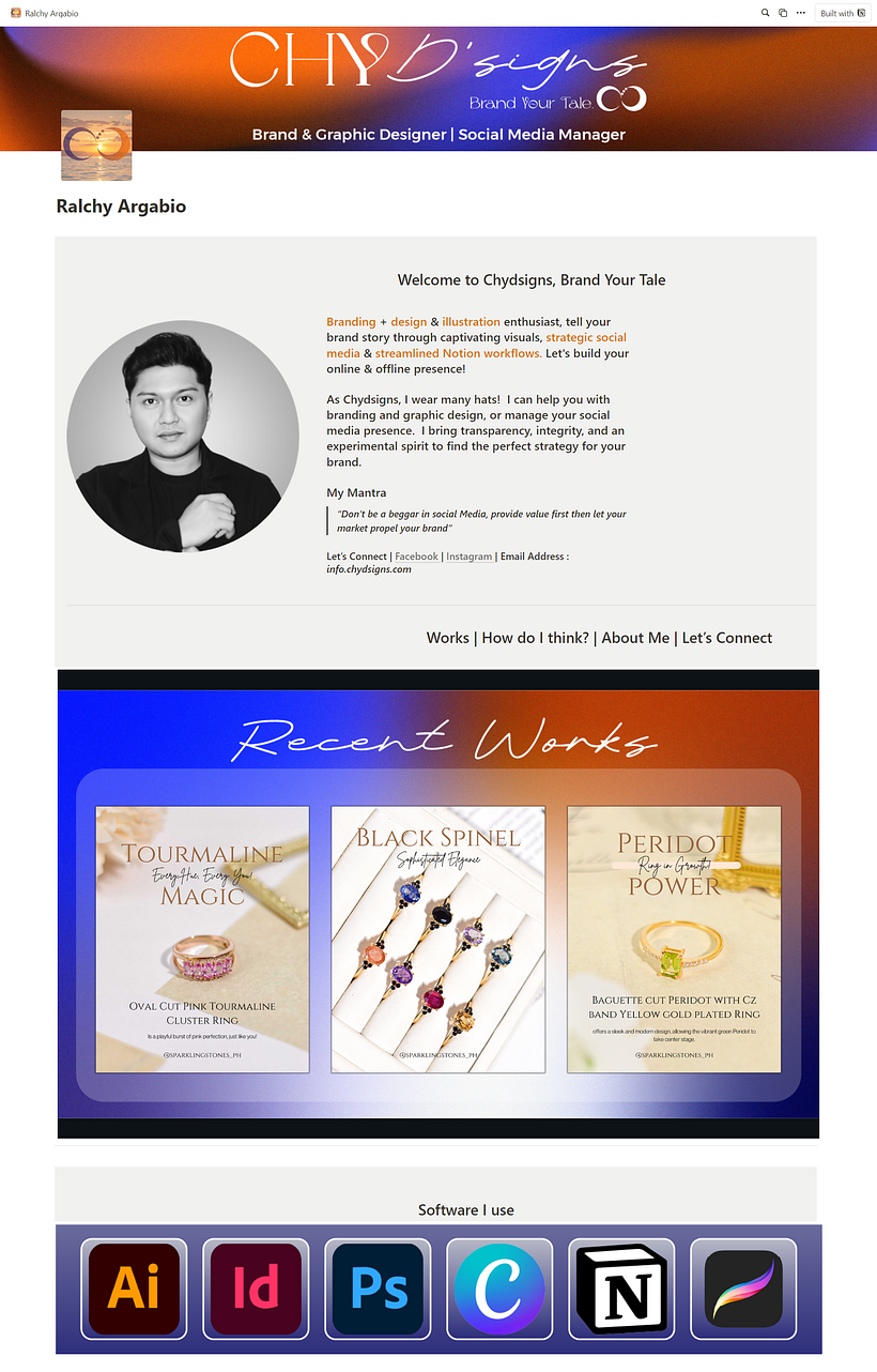 My project for course: Introduction to Notion for Creative Projects 1