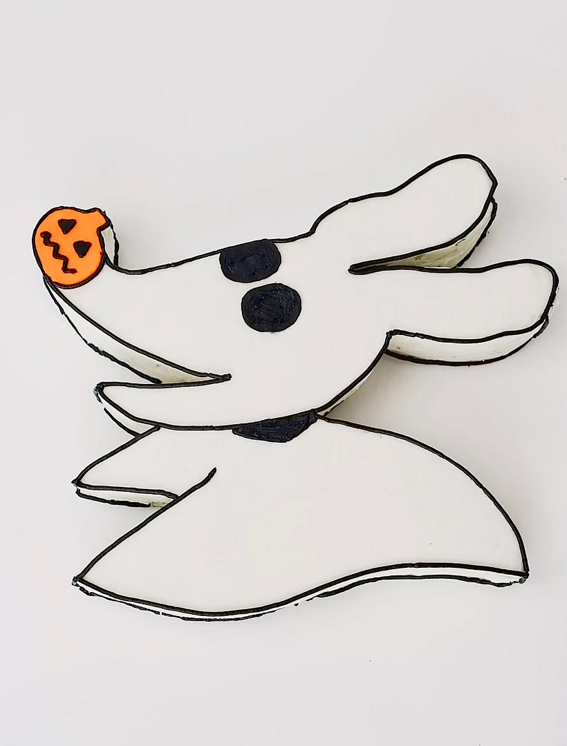 Zero from the movie Nightmare Before Christmas 