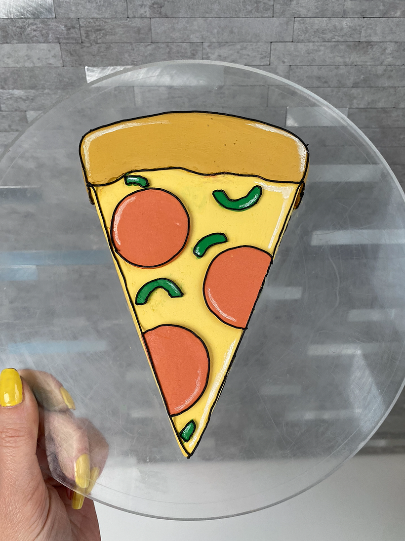 Cartoon Pizza Cake