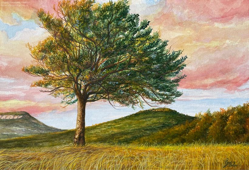 Il dipinto finito! / The finished painting!