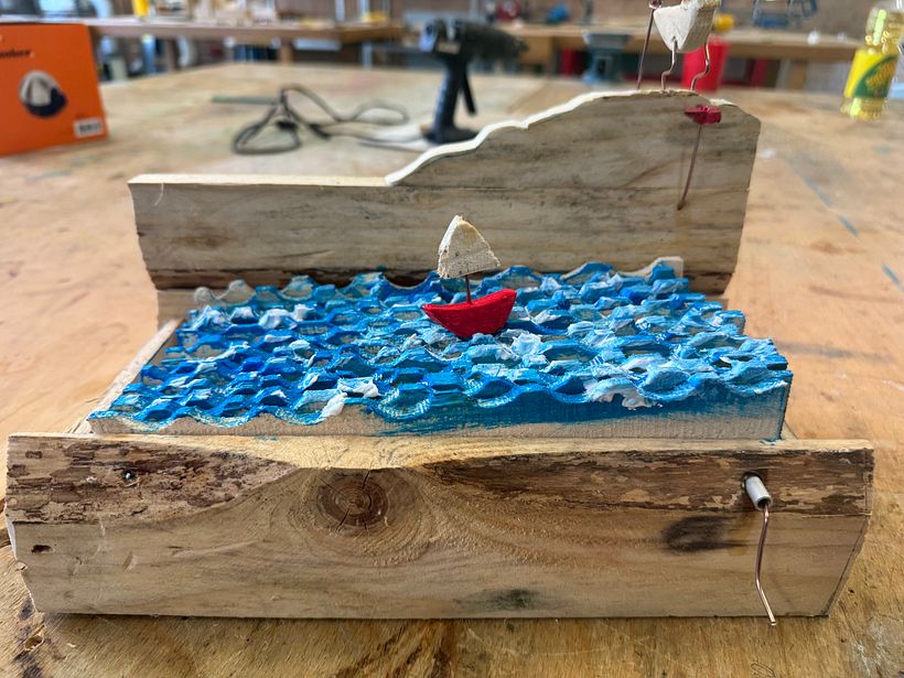 Mijn project van de cursus: Houten automata: wek beeldjes tot leven 1