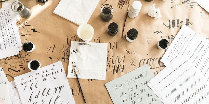 Free Download: English Calligraphy Guidelines 1
