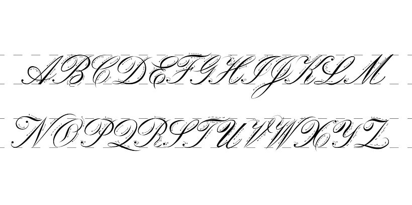 Free Download: English Calligraphy Guidelines 3
