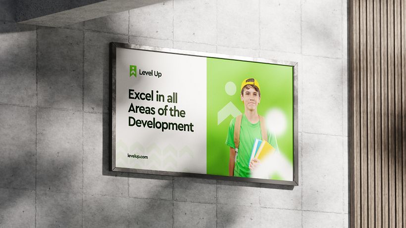 Level Up | My project for course: Contemporary Brand Identity: Using Verbal and Visual 11
