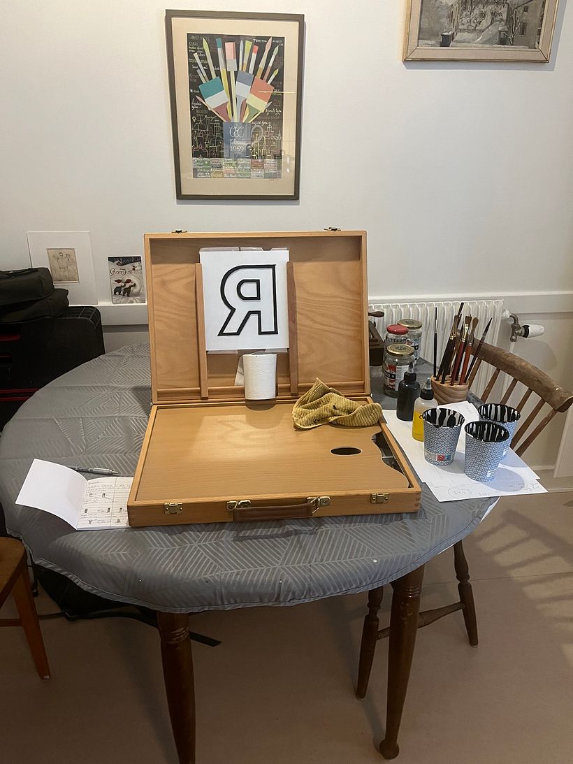 My project for course: Gold Gilding on Glass 2