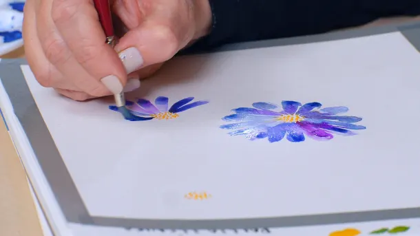 Watercolor Tutorial: color palettes in botanical illustration 5