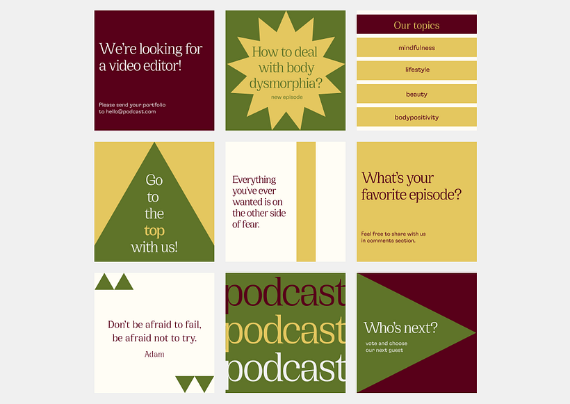 My project for course: Graphic Design for Beginners - Social media posts for podcast 7