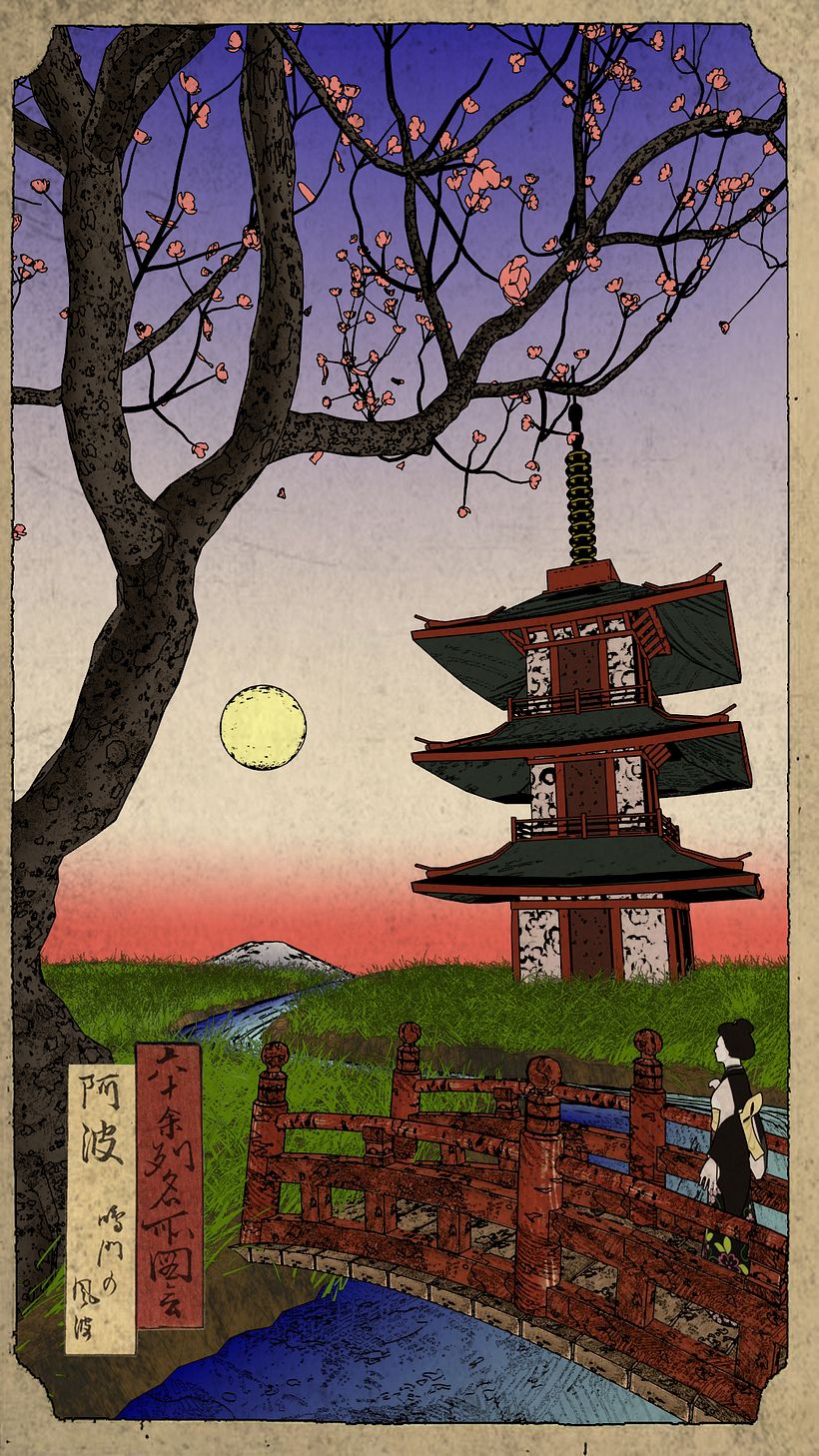Japanese environment + toon shading 3