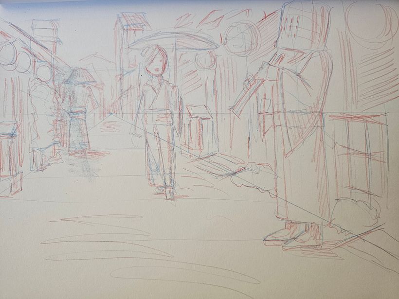 My project for course: Basic Principles of Drawing People from Imagination 1