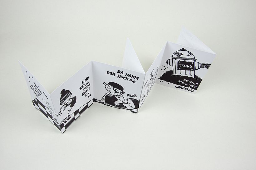 Pug linocut bookart 10