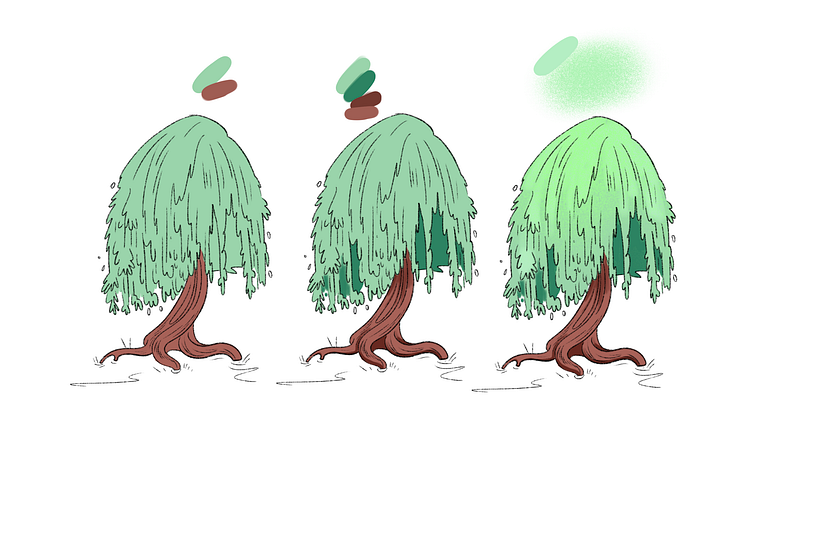 How to Color a Tree (+ Free Download) 4