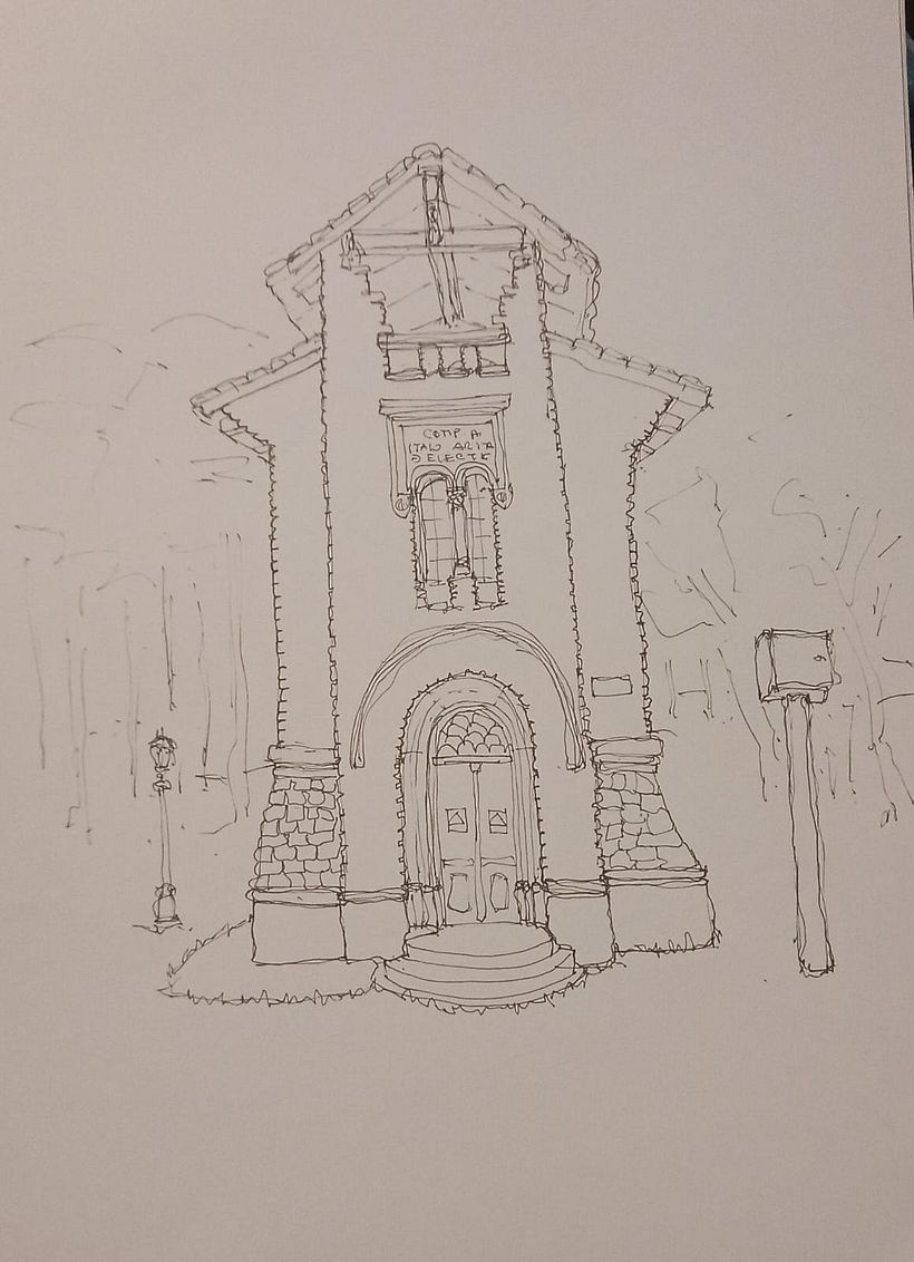 Mi proyecto del curso: Dibujo arquitectónico expresivo con marcadores de colores 2