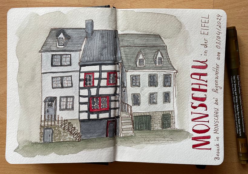 Mein Abschlussprojekt für den Kurs: Aquarellsketching: Drück deine Ideen aus 6