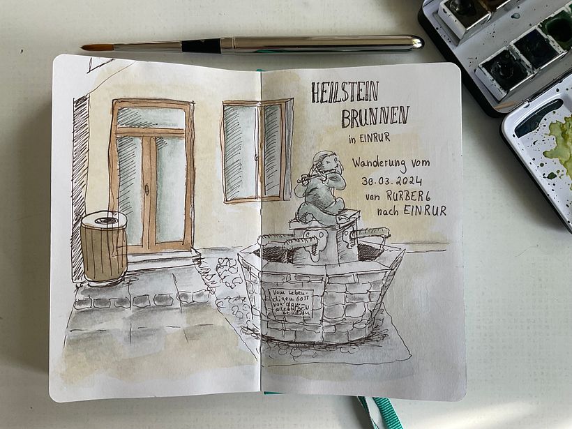 Mein Abschlussprojekt für den Kurs: Aquarellsketching: Drück deine Ideen aus 7