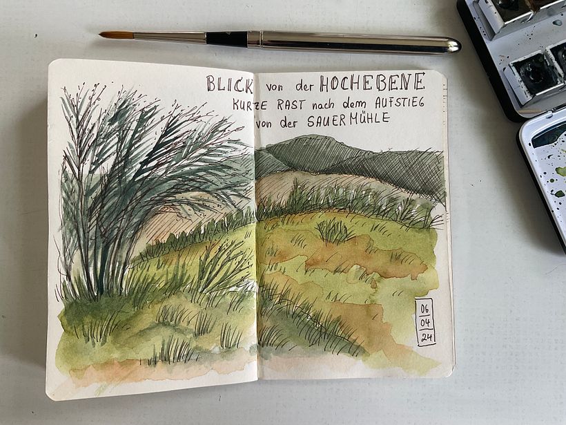 Mein Abschlussprojekt für den Kurs: Aquarellsketching: Drück deine Ideen aus 9
