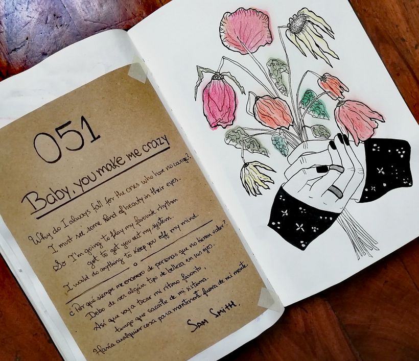 Ilustración de Sam Smith - Baby, you make me crazy