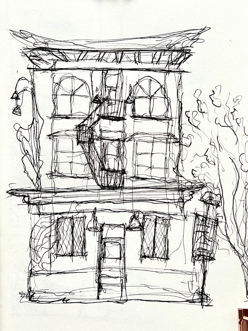 My project for course: Expressive Architectural Sketching with Colored Markers 4