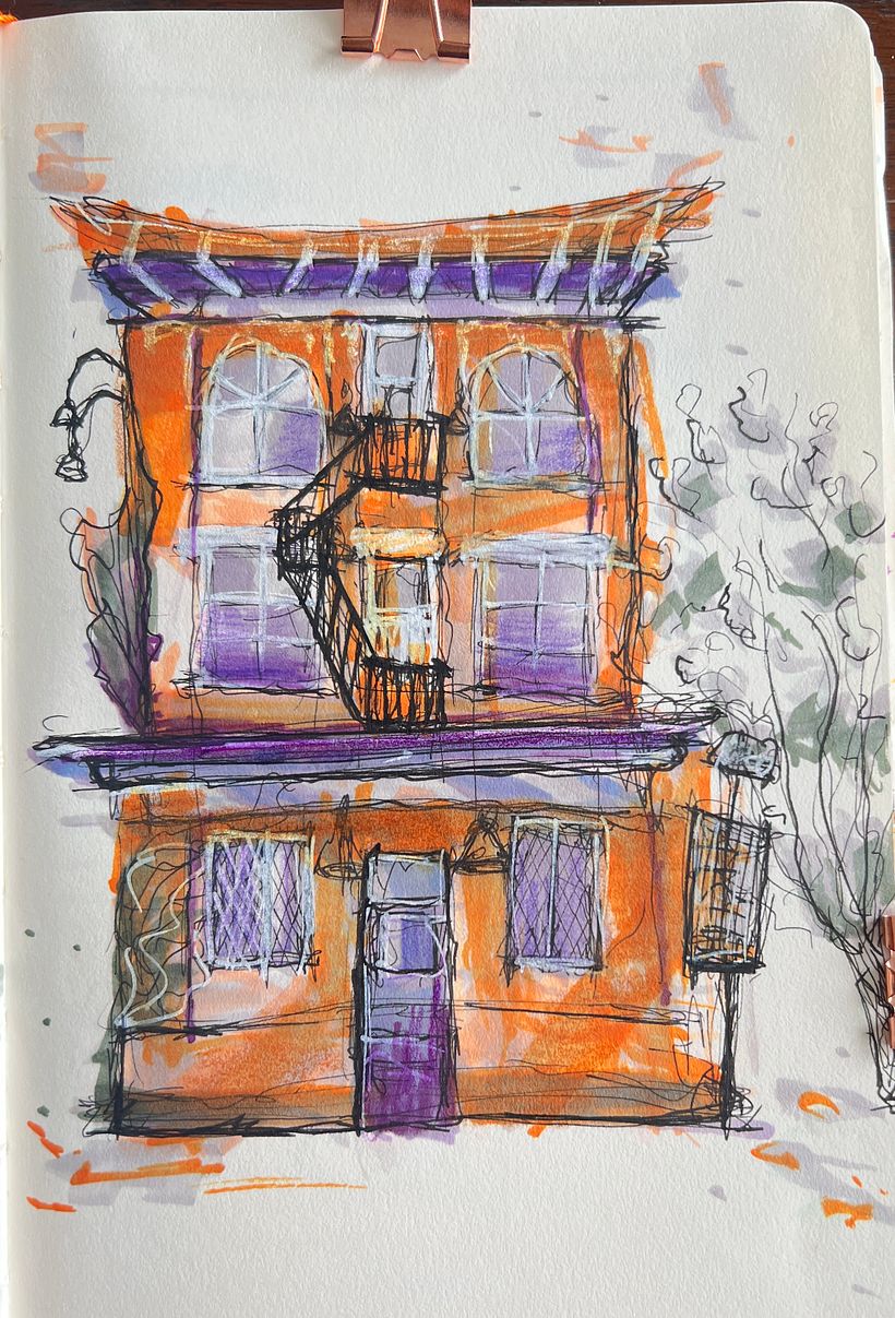 My project for course: Expressive Architectural Sketching with Colored Markers 5