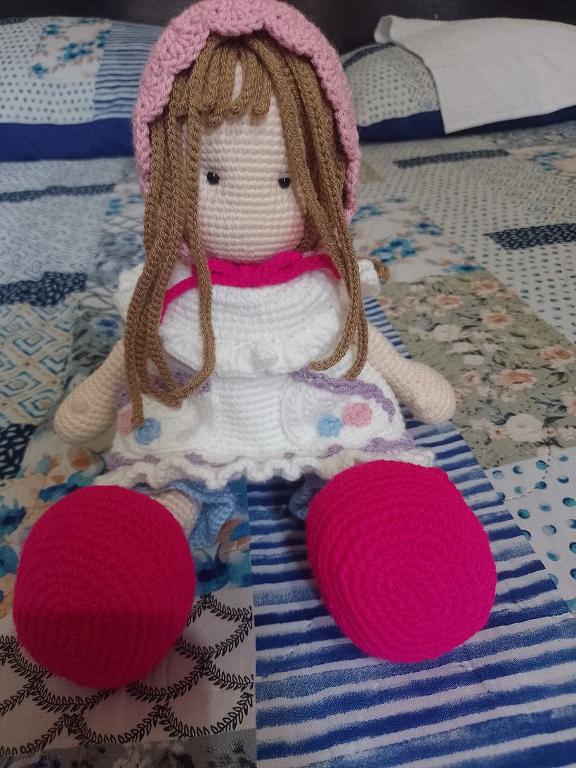 Mi proyecto del curso: Elaboración de muñecas amigurumi románticas 1