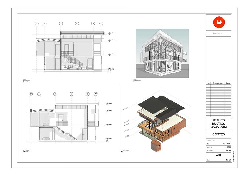 Mi proyecto del curso: Diseño y modelado arquitectónico 3D con Revit 2
