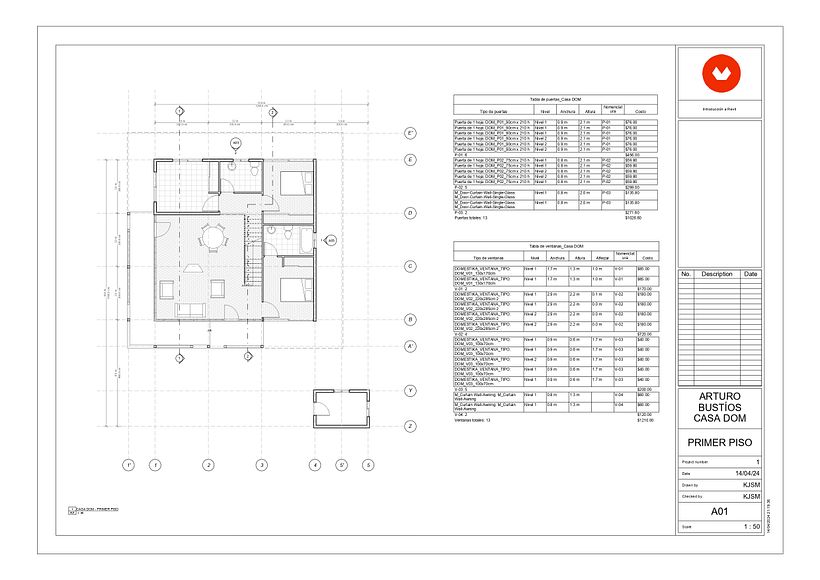 Mi proyecto del curso: Diseño y modelado arquitectónico 3D con Revit 5