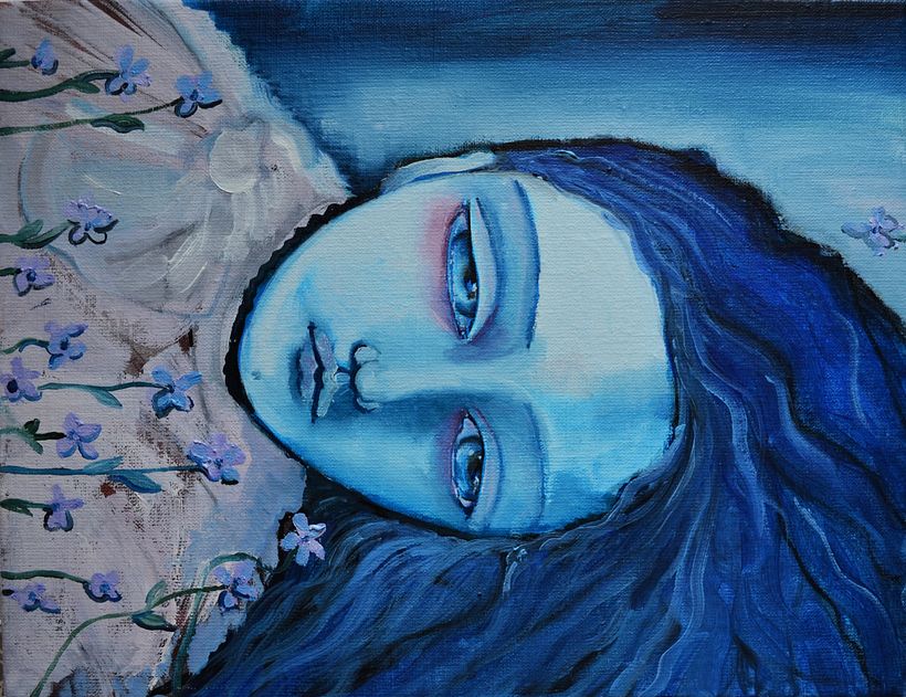  Oil on canvan,35 cm x 27 cm
