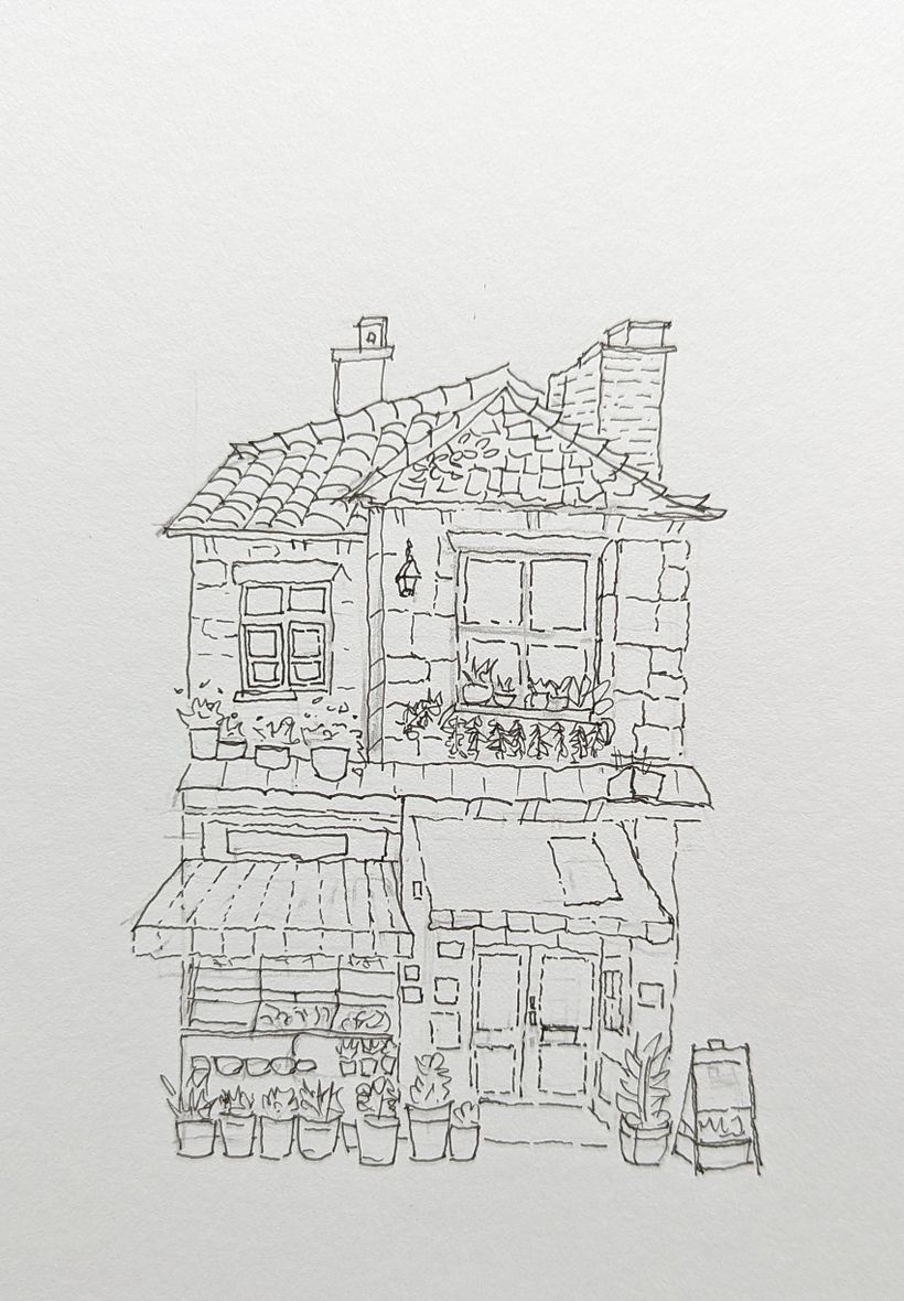 My project for course: Expressive Architectural Sketching with Colored Markers 2
