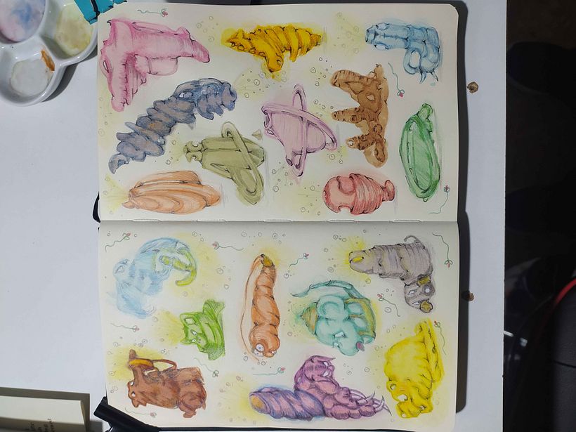 Mi proyecto del curso: Sketchbook de naturaleza fantástica: dibuja criaturas de otro mundo 1