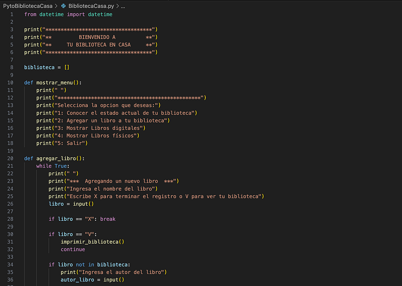 Mi proyecto del curso: Introducción a la programación con Python 3