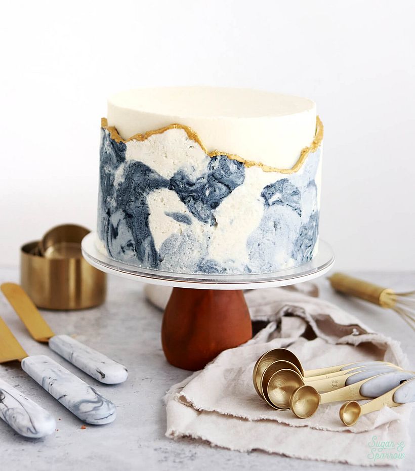 Marbled Buttercream Cake 3