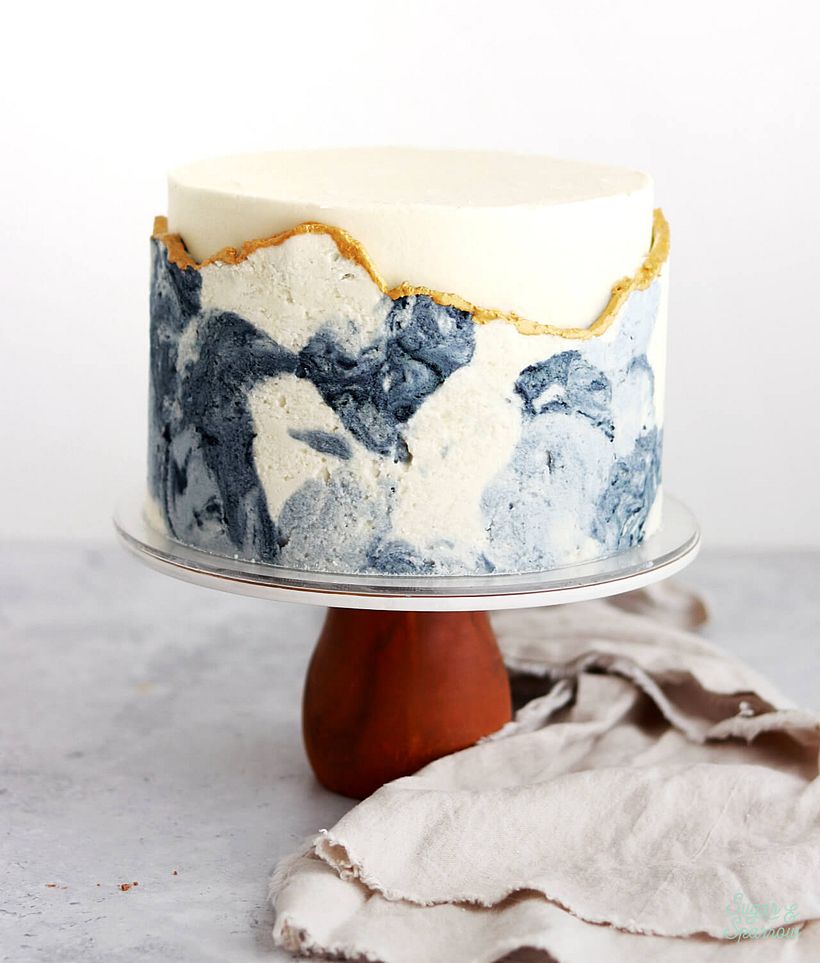 Marbled Buttercream Cake 10