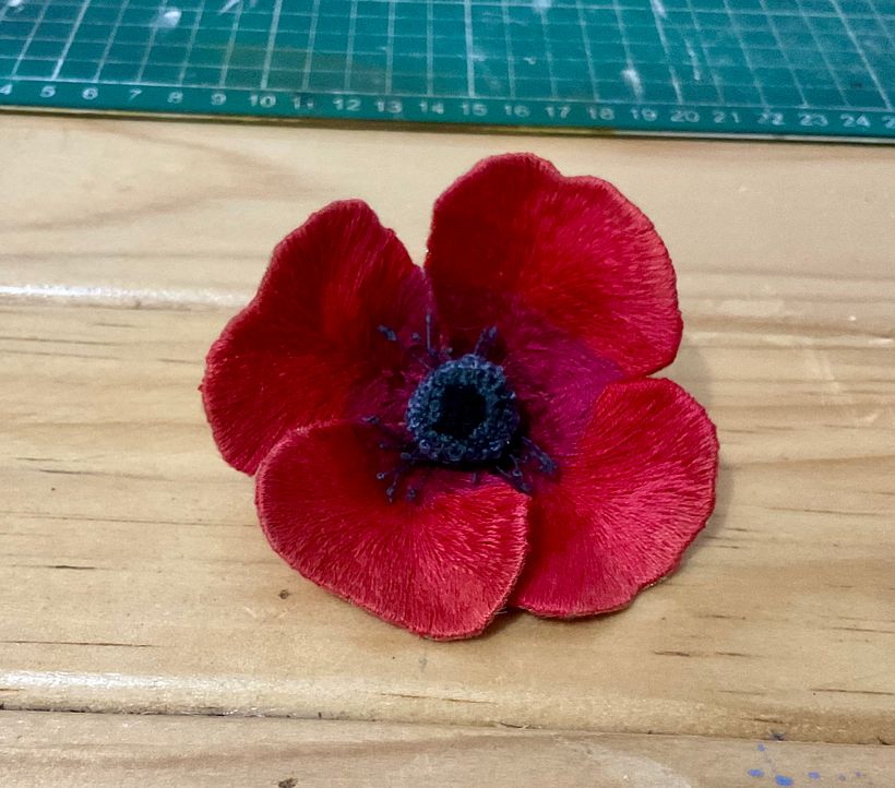 Mi proyecto del curso: Bordado stumpwork: crea adornos en 3D 1