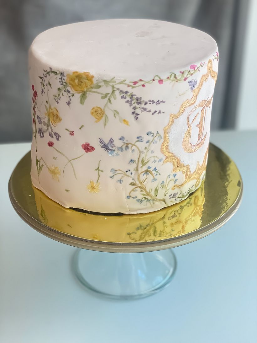 My project for course:  Cake Painting Techniques for Creating Edible Art 2