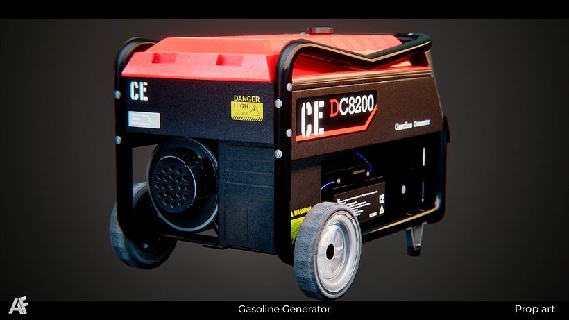 3D Prop art Gasoline Generator 6