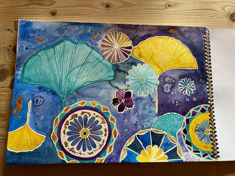 Mon projet du cours : Techniques modernes d’aquarelle 2