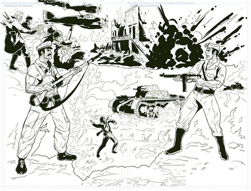 Portfolio de Cómic sobre la guerra civil 2