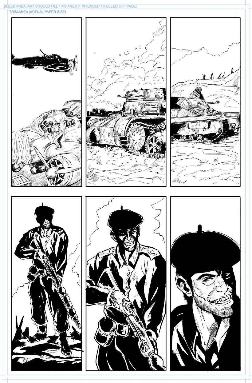 Portfolio de Cómic sobre la guerra civil 2