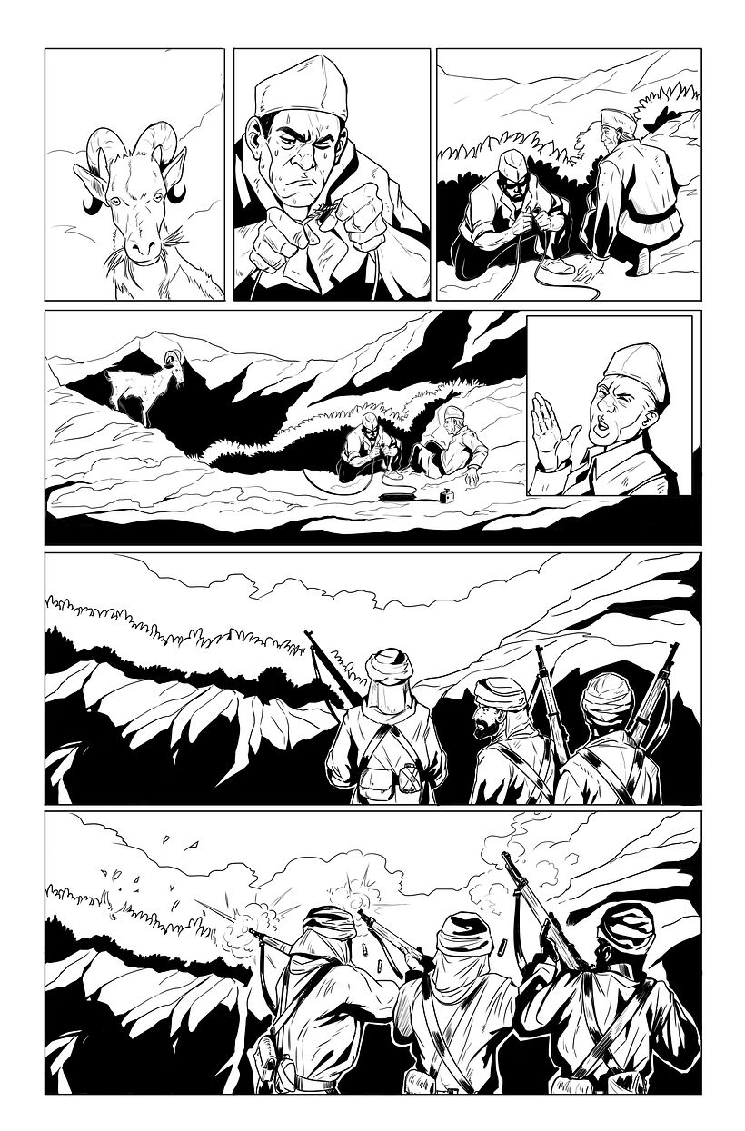 Portfolio de Cómic sobre la guerra civil 3